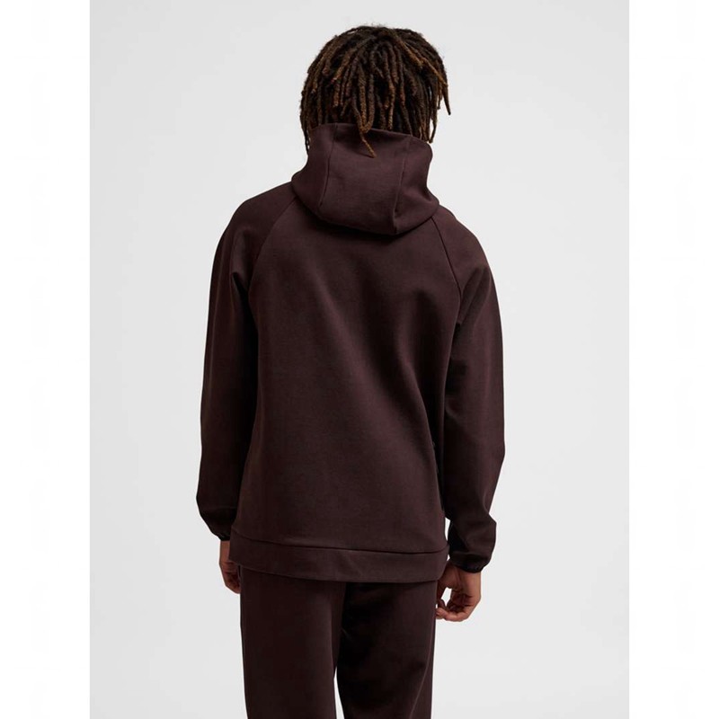 Sweat a Capuche Hummel Tech Fleece Regular Zip Homme Chocolat | 082898-946