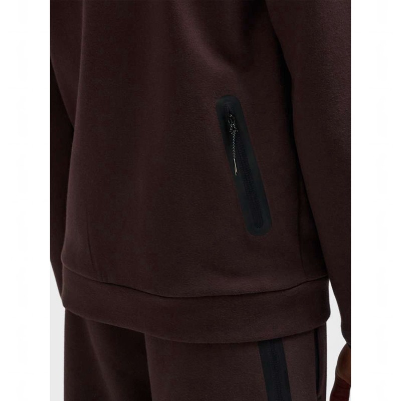 Sweat a Capuche Hummel Tech Fleece Regular Zip Homme Chocolat | 082898-946