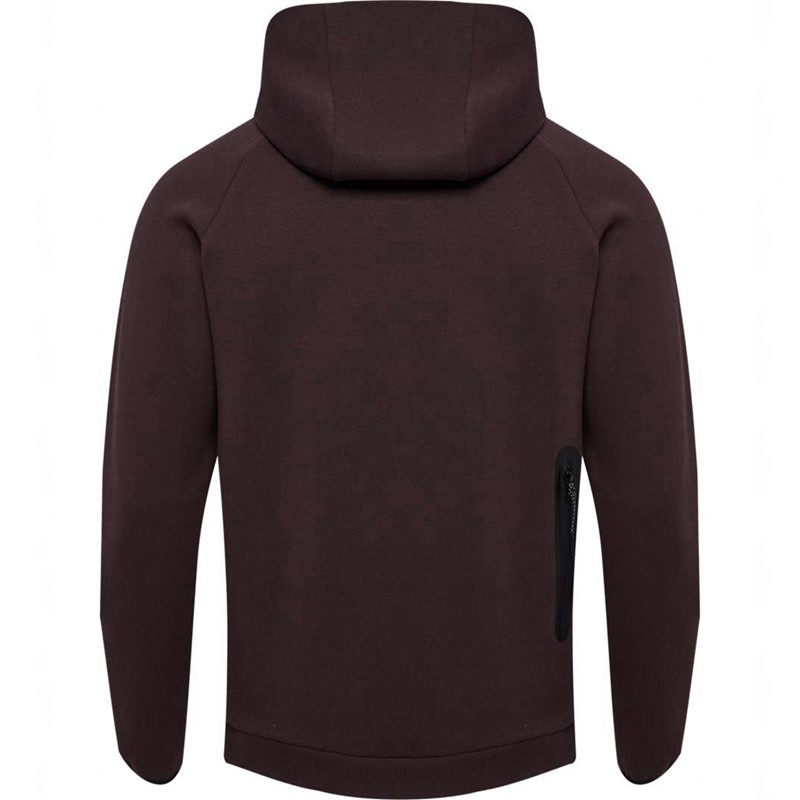 Sweat a Capuche Hummel Tech Fleece Regular Zip Homme Chocolat | 082898-946