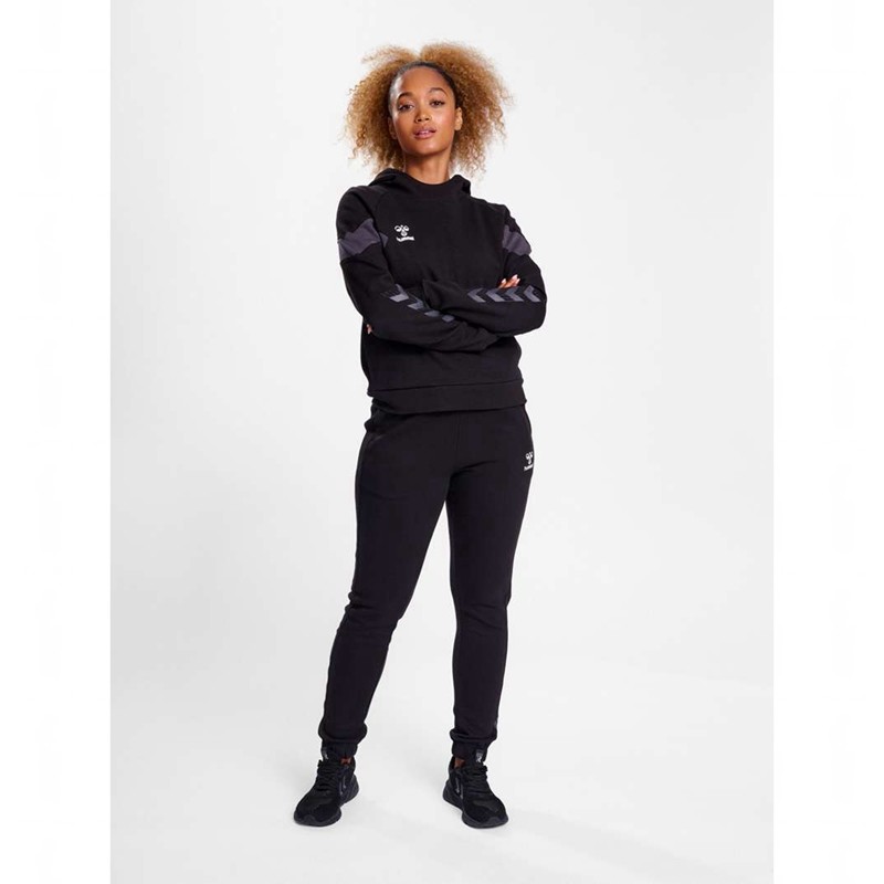 Sweat a Capuche Hummel Travel Sweat Femme Noir | 775498-740