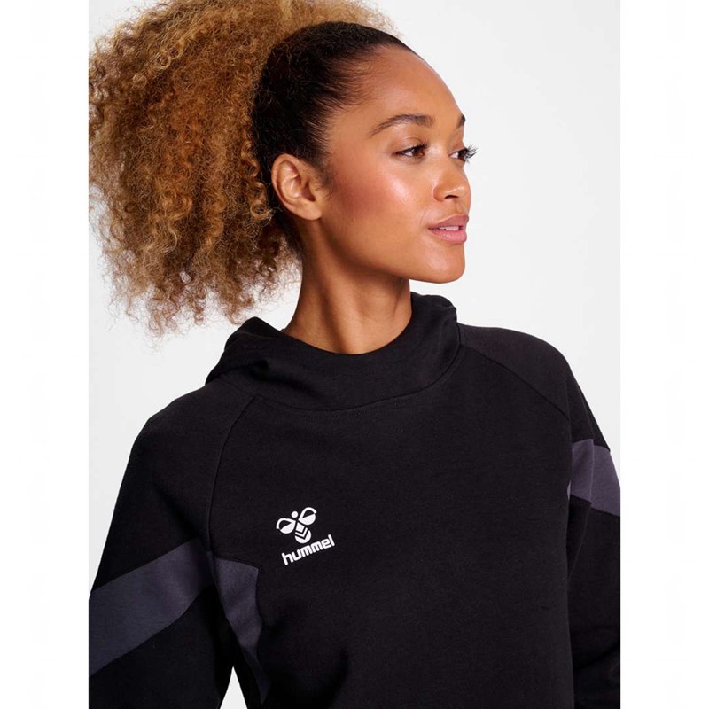 Sweat a Capuche Hummel Travel Sweat Femme Noir | 775498-740