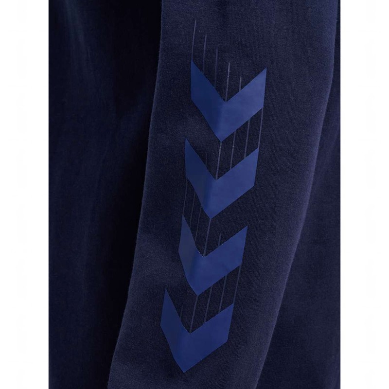 Sweat a Capuche Hummel Travel Sweat Homme Bleu Marine | 357632-416