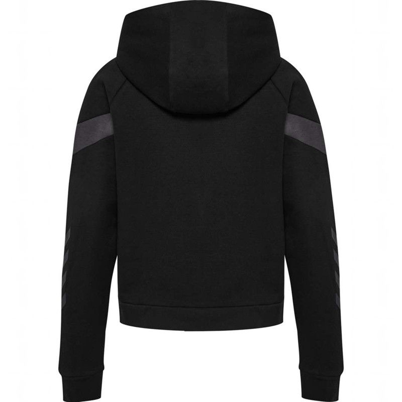 Sweat a Capuche Hummel Travel Zip Femme Noir | 317756-914