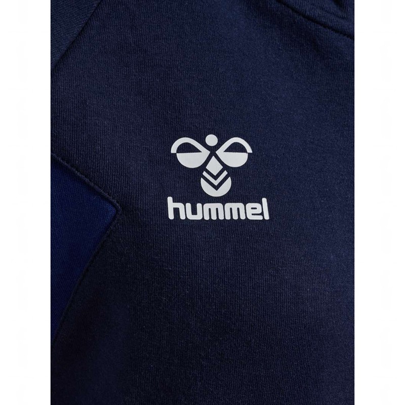 Sweat a Capuche Hummel Travel Zip Femme Bleu Marine | 380819-246