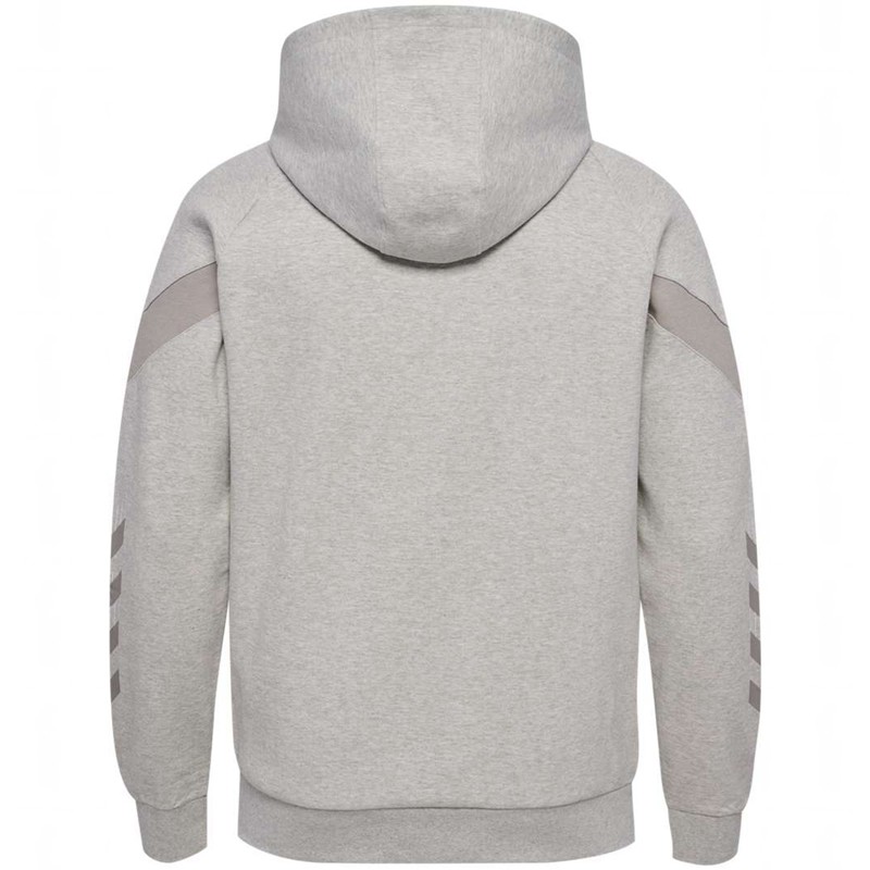 Sweat a Capuche Hummel Travel Zip Homme Grise | 301772-858