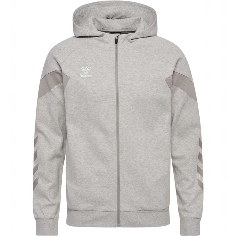 Sweat a Capuche Hummel Travel Zip Homme Grise | 301772-858
