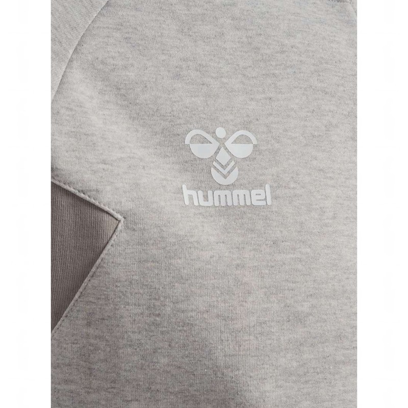Sweat a Capuche Hummel Travel Zip Homme Grise | 301772-858