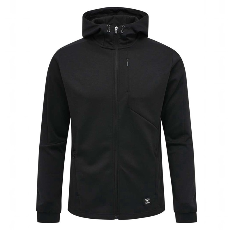 Sweat a Capuche Hummel Tropper Zip Homme Noir | 515382-621