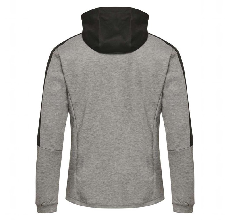 Sweat a Capuche Hummel Tropper Zip Homme Grise | 137600-703