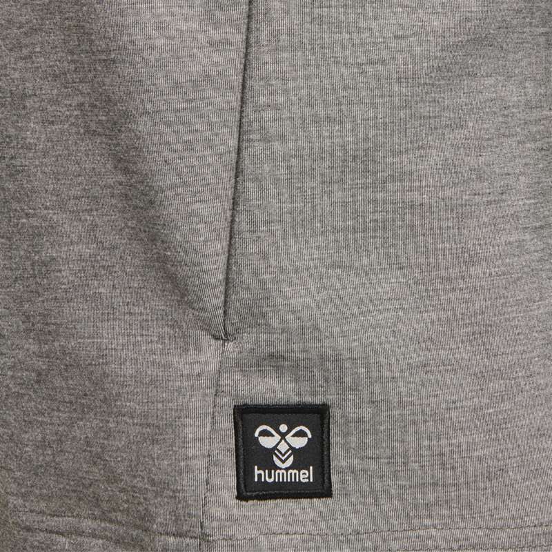 Sweat a Capuche Hummel Tropper Zip Homme Grise | 137600-703