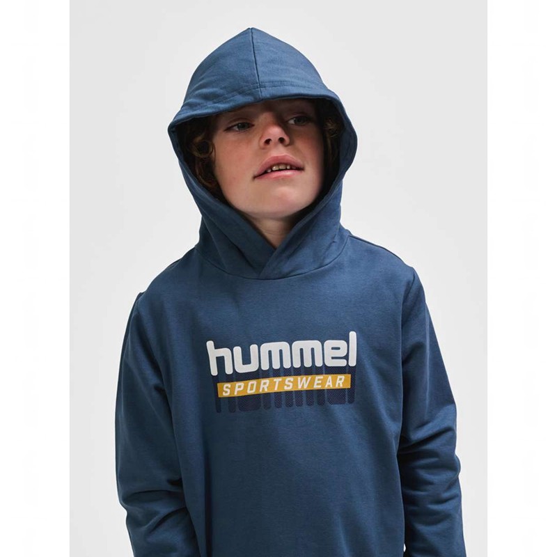 Sweat a Capuche Hummel Tukas Enfant Bleu | 432858-582