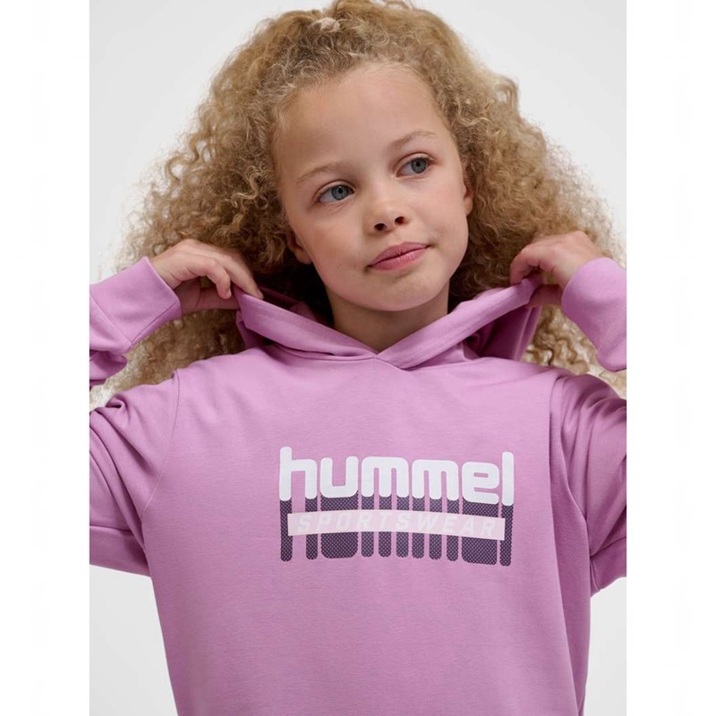 Sweat a Capuche Hummel Tukas Enfant Rose | 682761-745