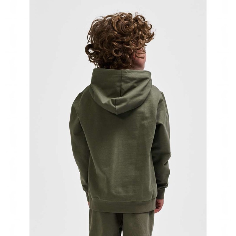 Sweat a Capuche Hummel Tukas Enfant Vert Olive | 597351-999