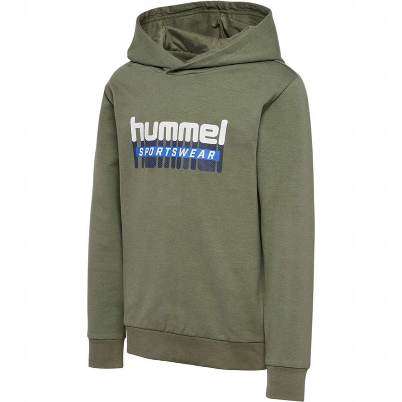 Sweat a Capuche Hummel Tukas Enfant Vert Olive | 597351-999