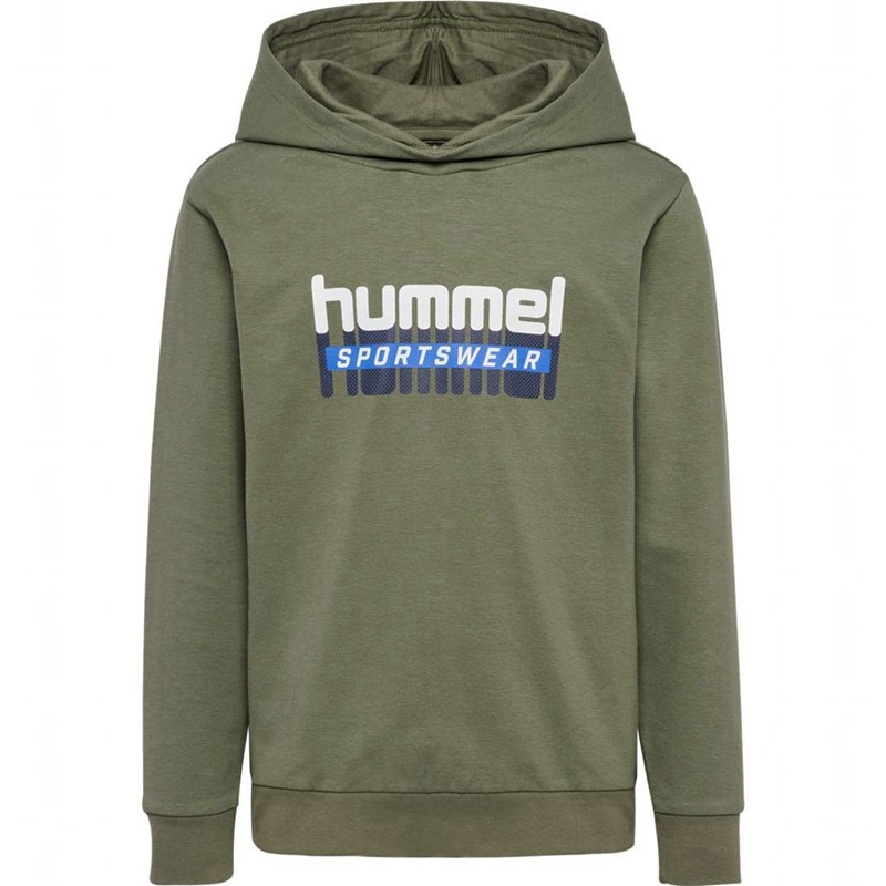 Sweat a Capuche Hummel Tukas Enfant Vert Olive | 597351-999