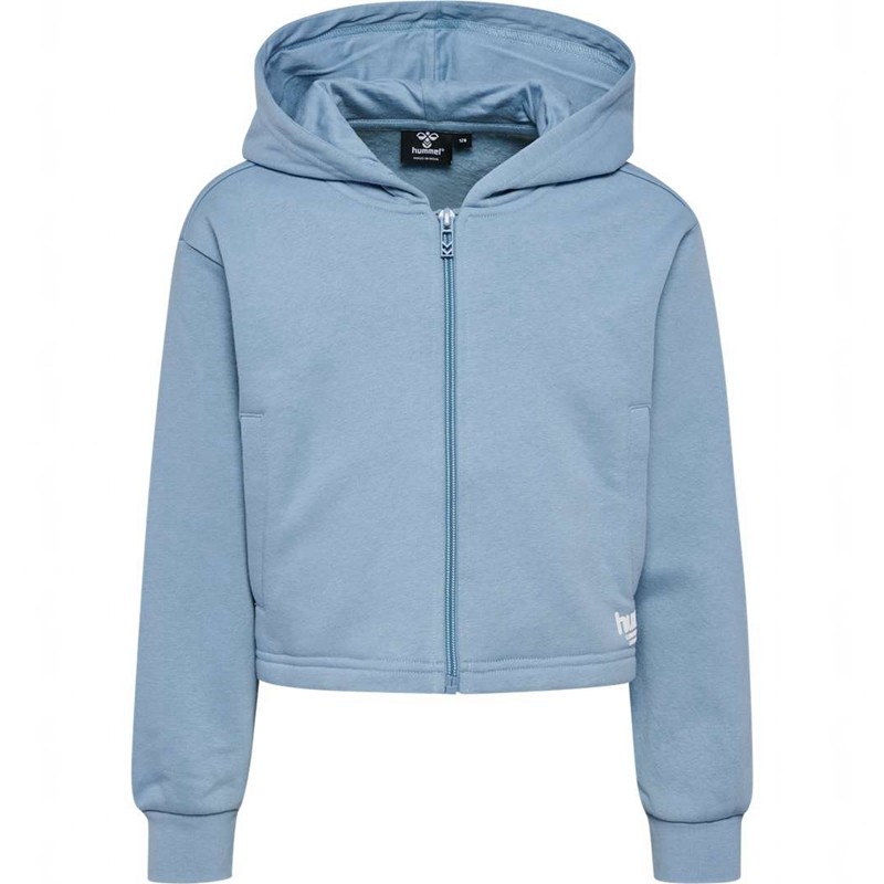 Sweat a Capuche Hummel Zippi Zip Enfant Bleu | 140898-052