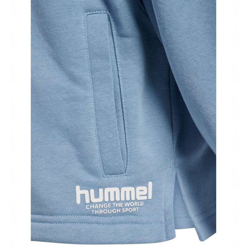 Sweat a Capuche Hummel Zippi Zip Enfant Bleu | 140898-052