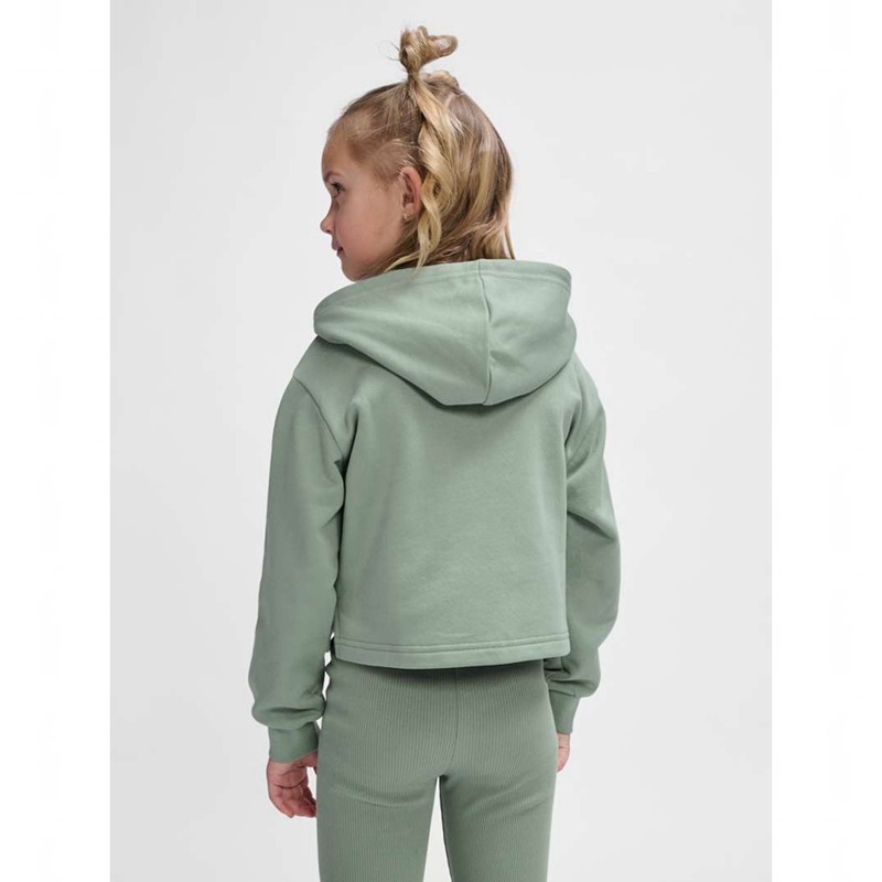 Sweat a Capuche Hummel Zippi Zip Enfant Vert | 373352-078