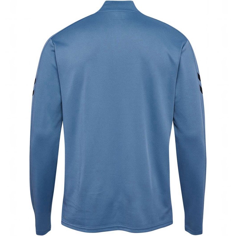 Sweats Hummel Active Pl Half Zip Homme Bleu | 389705-737
