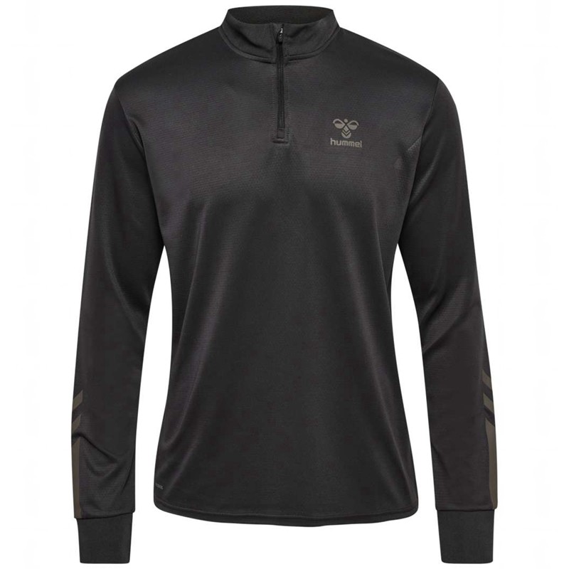 Sweats Hummel Active Pl Half Zip Homme Noir | 521471-961