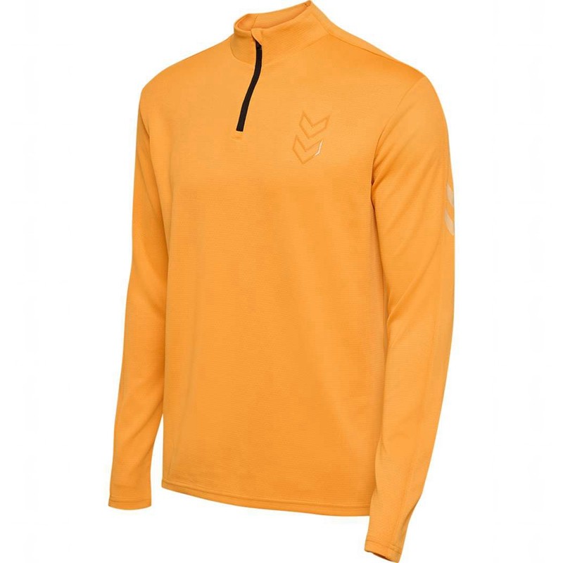 Sweats Hummel Active Pl Half Zip Homme Orange | 961076-984