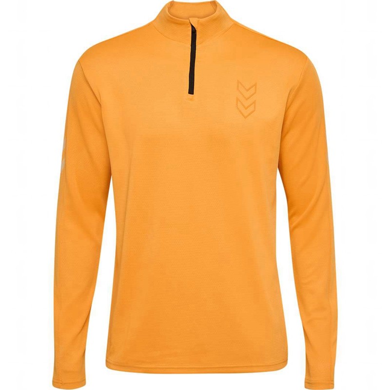 Sweats Hummel Active Pl Half Zip Homme Orange | 961076-984