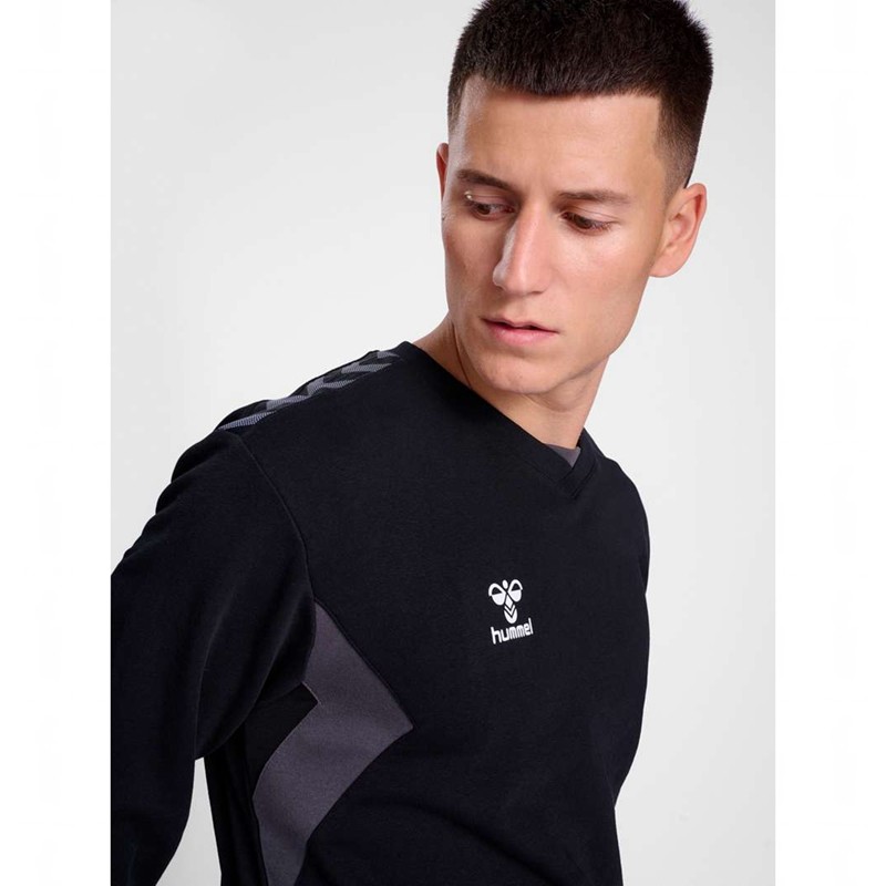 Sweats Hummel Authentic Co Training Sweat Homme Noir | 753780-410
