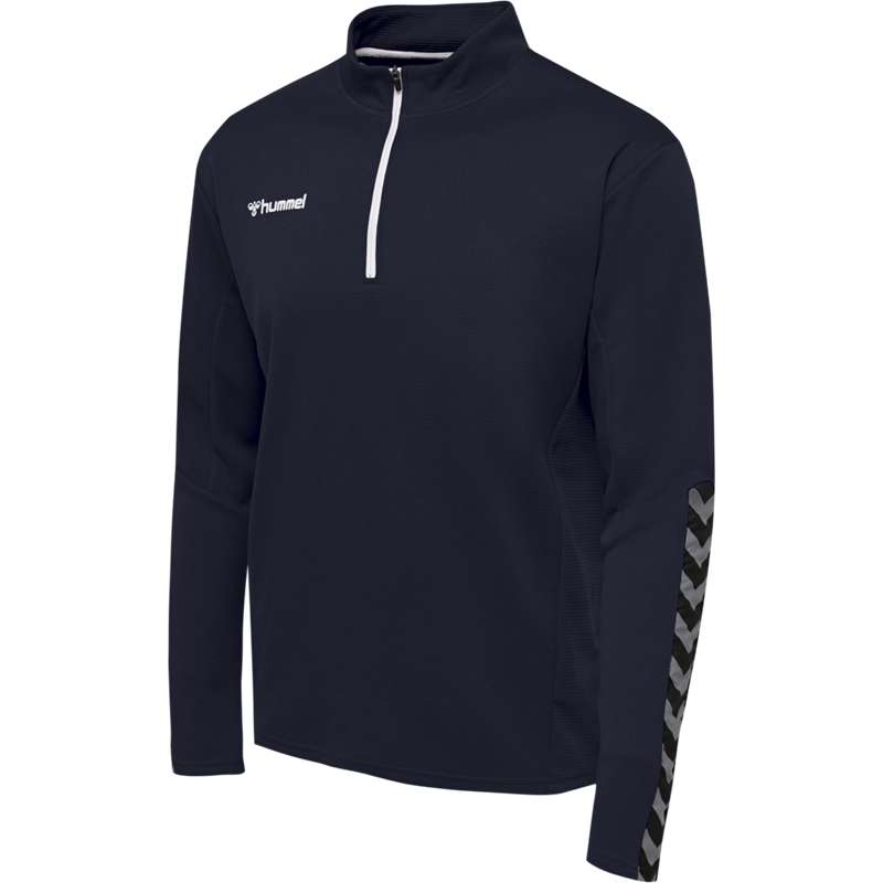 Sweats Hummel Authentic Half Zip Homme Bleu Marine | 532450-288