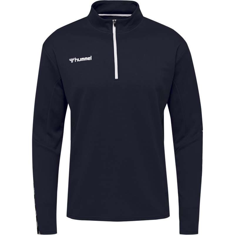 Sweats Hummel Authentic Half Zip Homme Bleu Marine | 532450-288