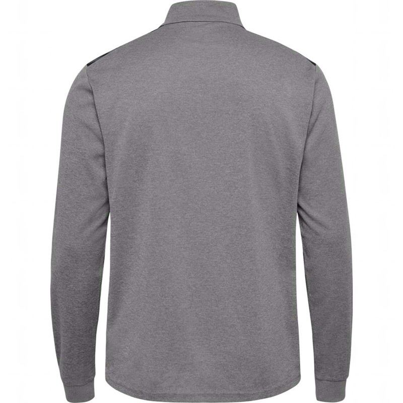 Sweats Hummel Authentic Half Zip Sweat Homme Grise | 857595-763