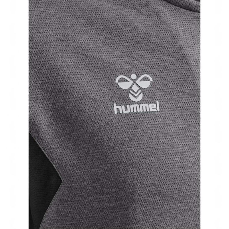 Sweats Hummel Authentic Half Zip Sweat Homme Grise | 857595-763