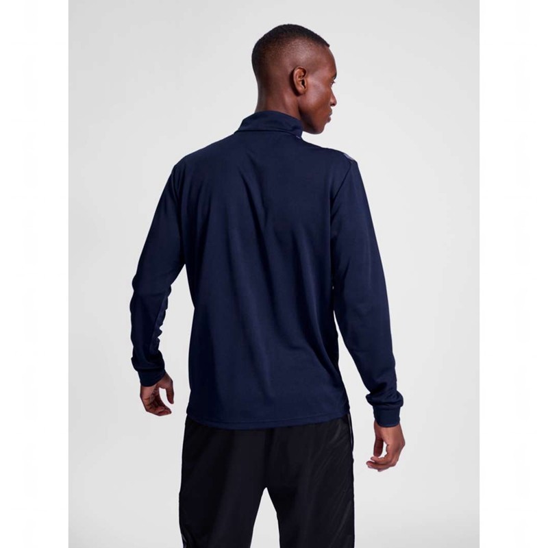 Sweats Hummel Authentic Half Zip Sweat Homme Bleu Marine | 709843-022