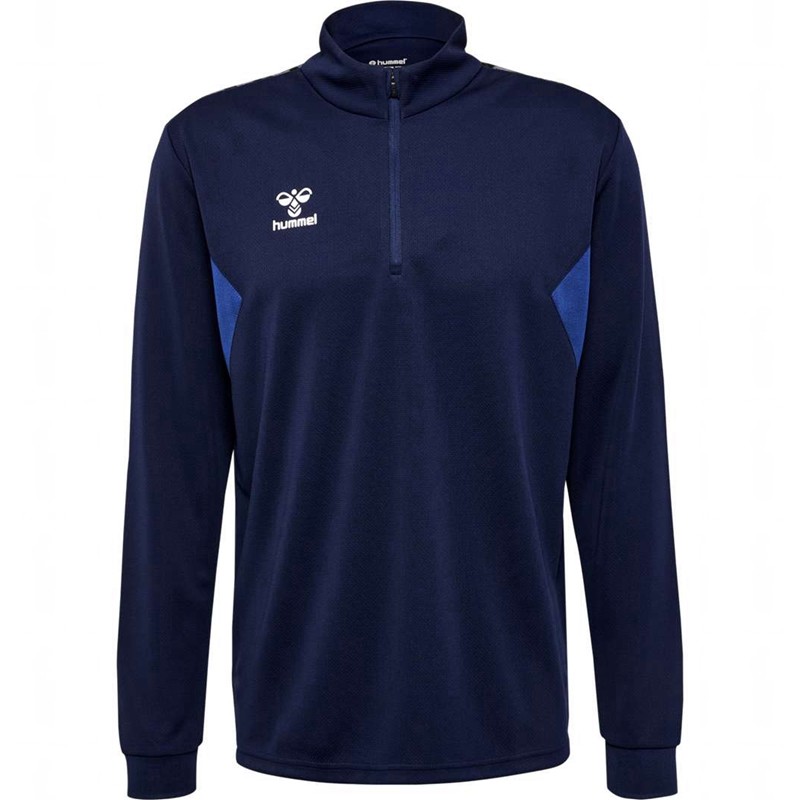 Sweats Hummel Authentic Half Zip Sweat Homme Bleu Marine | 709843-022