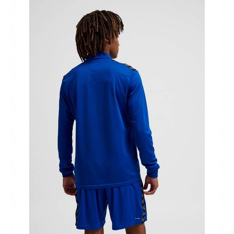 Sweats Hummel Authentic Half Zip Sweat Homme Bleu | 265499-971