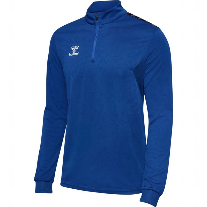 Sweats Hummel Authentic Half Zip Sweat Homme Bleu | 265499-971