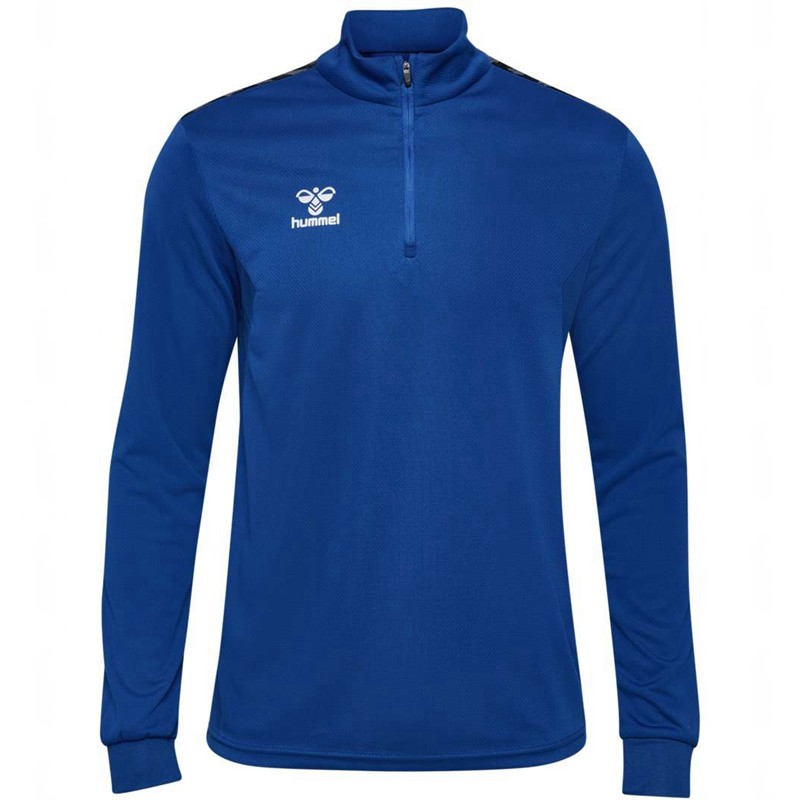 Sweats Hummel Authentic Half Zip Sweat Homme Bleu | 265499-971