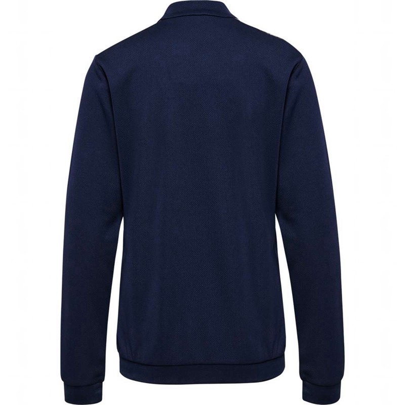 Sweats Hummel Authentic Pl Zip Femme Bleu Marine | 566492-970