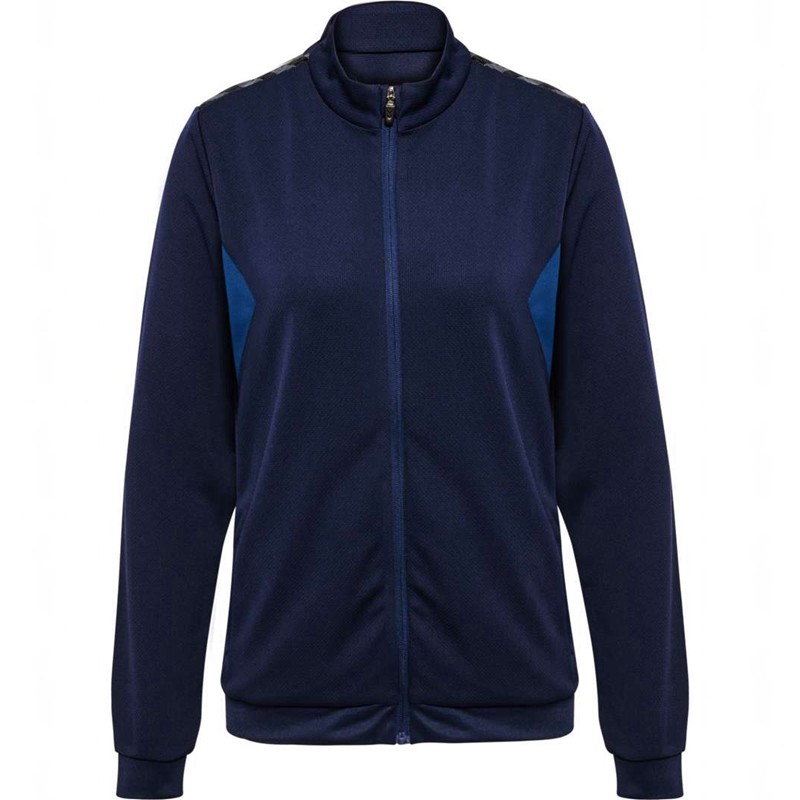 Sweats Hummel Authentic Pl Zip Femme Bleu Marine | 566492-970