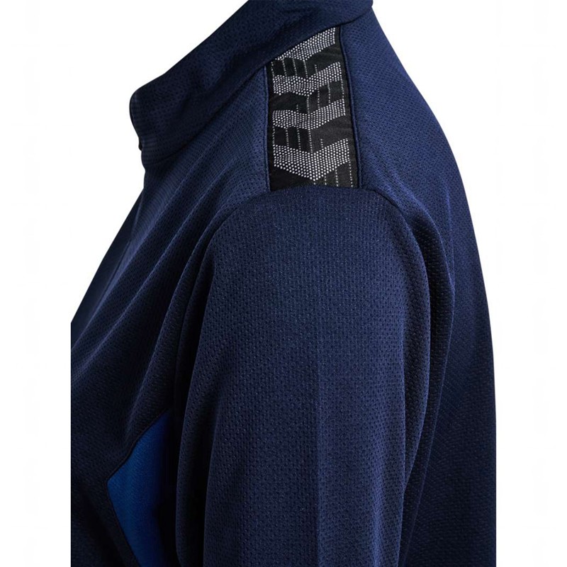 Sweats Hummel Authentic Pl Zip Femme Bleu Marine | 566492-970