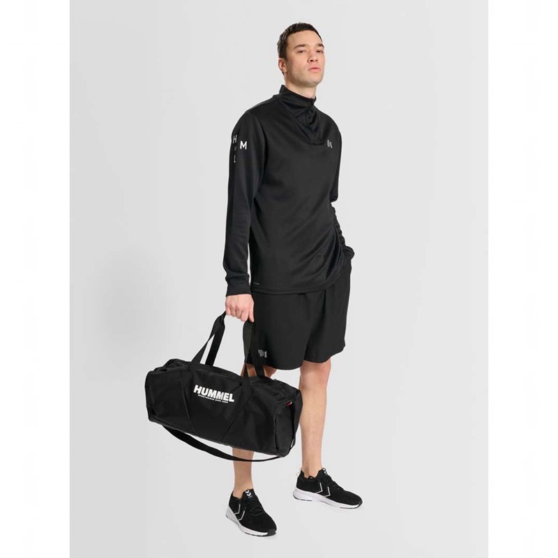 Sweats Hummel Court Half Zip L/S Homme Noir | 756383-794