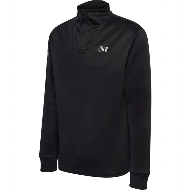 Sweats Hummel Court Half Zip L/S Homme Noir | 756383-794