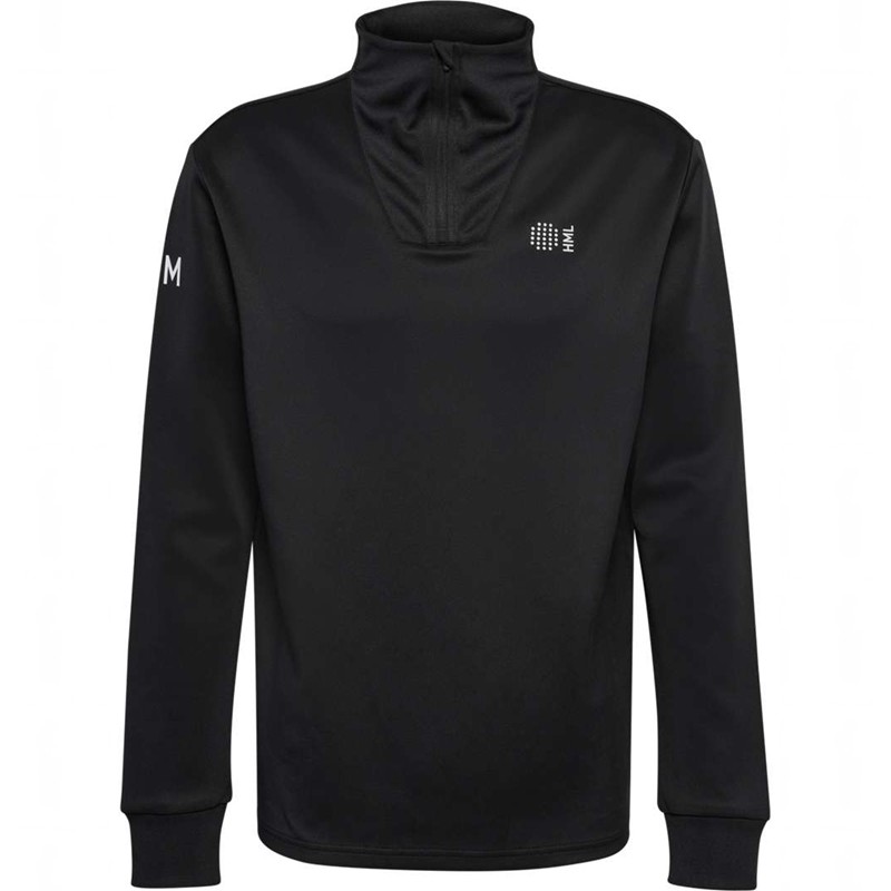 Sweats Hummel Court Half Zip L/S Homme Noir | 756383-794