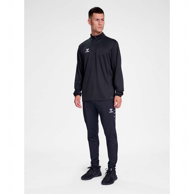 Sweats Hummel Essential Half-zip Homme Noir | 107745-460
