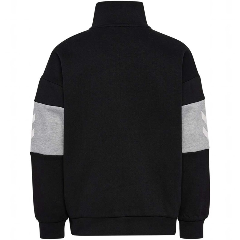 Sweats Hummel Heron Half Zip Enfant Noir | 002498-500