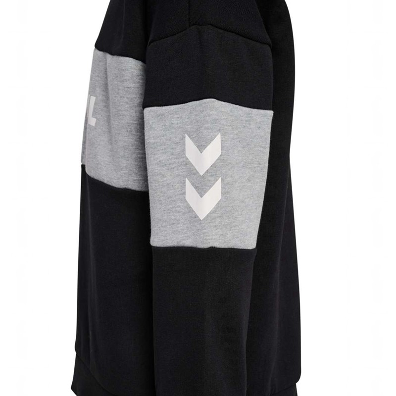 Sweats Hummel Heron Half Zip Enfant Noir | 002498-500