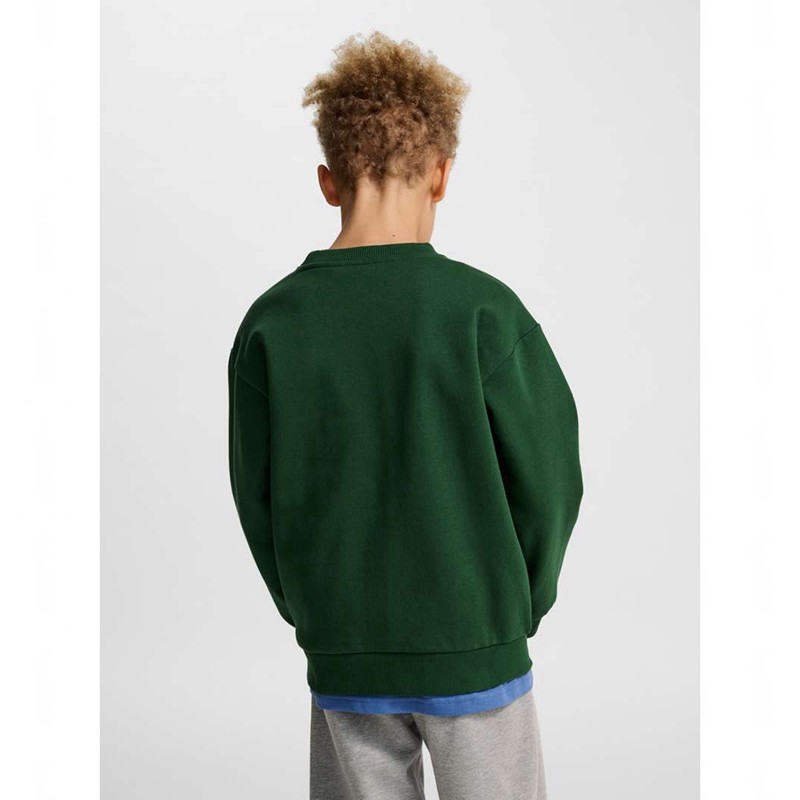Sweats Hummel Jr Loose Crewneck Bee Enfant Vert | 035357-023