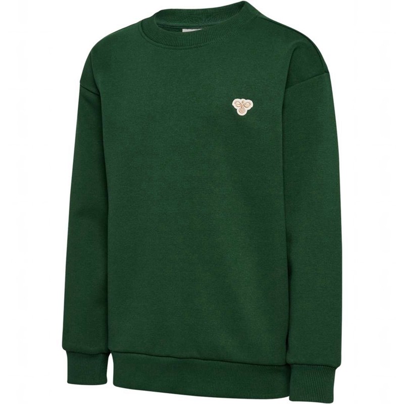 Sweats Hummel Jr Loose Crewneck Bee Enfant Vert | 035357-023