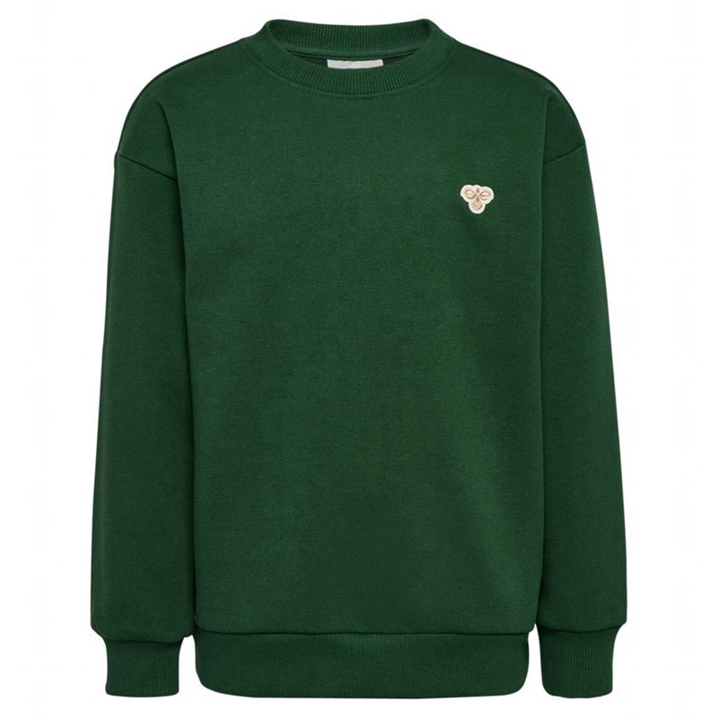 Sweats Hummel Jr Loose Crewneck Bee Enfant Vert | 035357-023