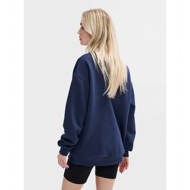Sweats Hummel Loose Crewneck Bee Femme Bleu Marine | 833452-813
