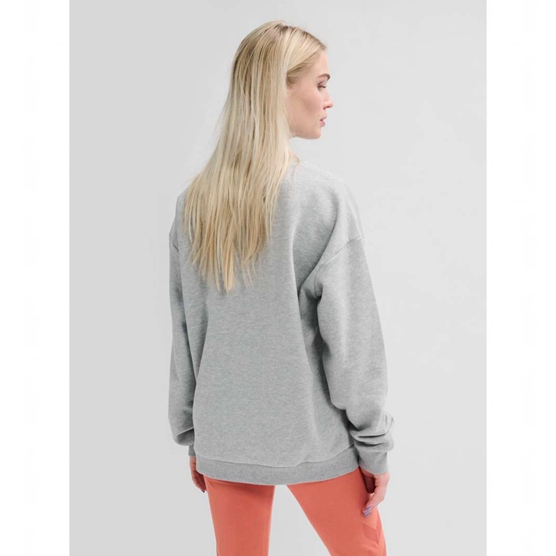 Sweats Hummel Loose Crewneck Bee Homme Grise | 250689-389